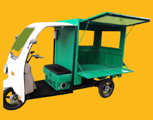 Vahak  Delivery Van Electric with Green color