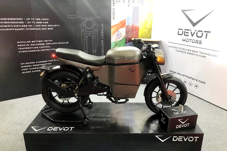 Devot E Bike STD with Brown color