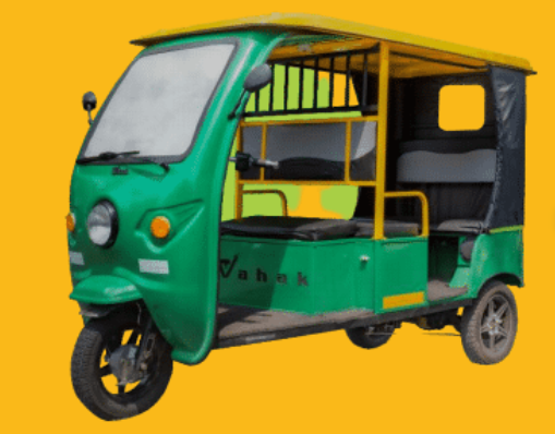 Vahak  Rickshaw Electric with Green color