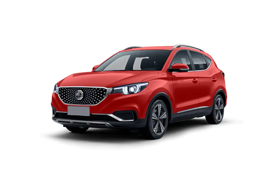 MG ZS EV Exclusive with Red color
