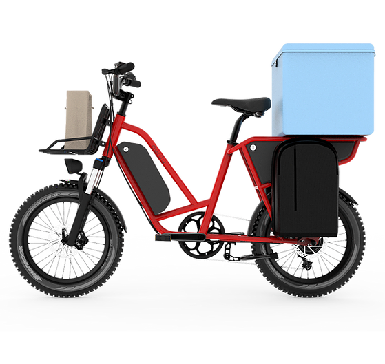 Aurita Cargo Electric with Red color