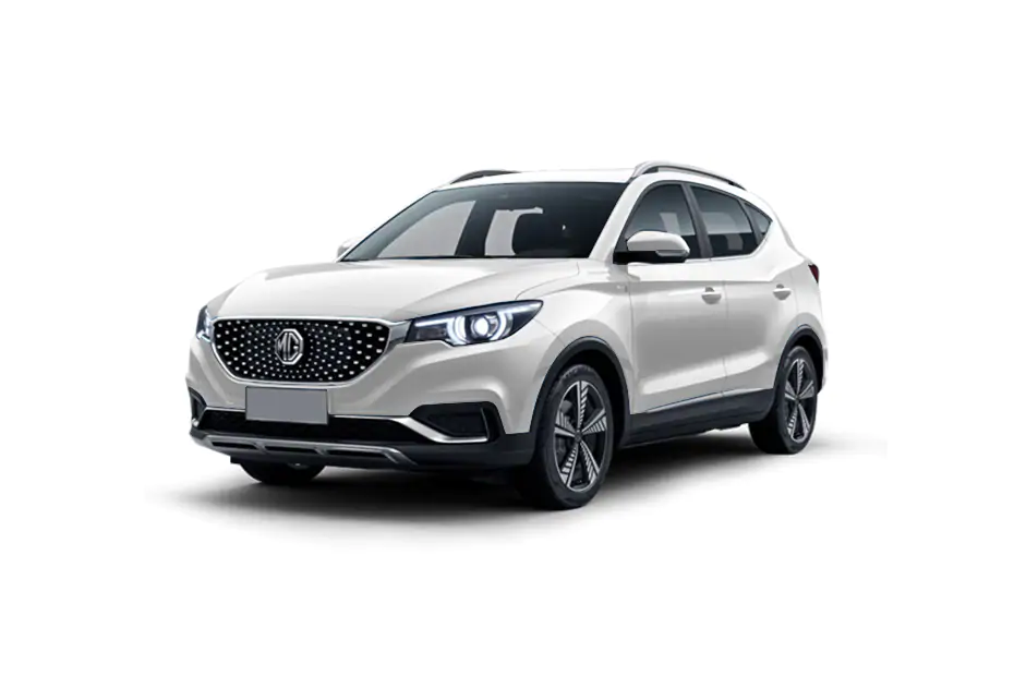 MG ZS EV Exclusive with White color