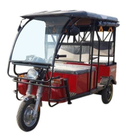GEM EV Queen e Rickshaw with Red color