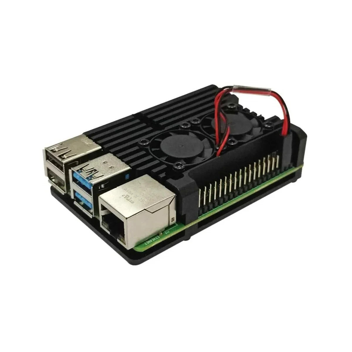 Acrylic Case for Raspberry PI 4 Model B with Cooling Fan Slot
